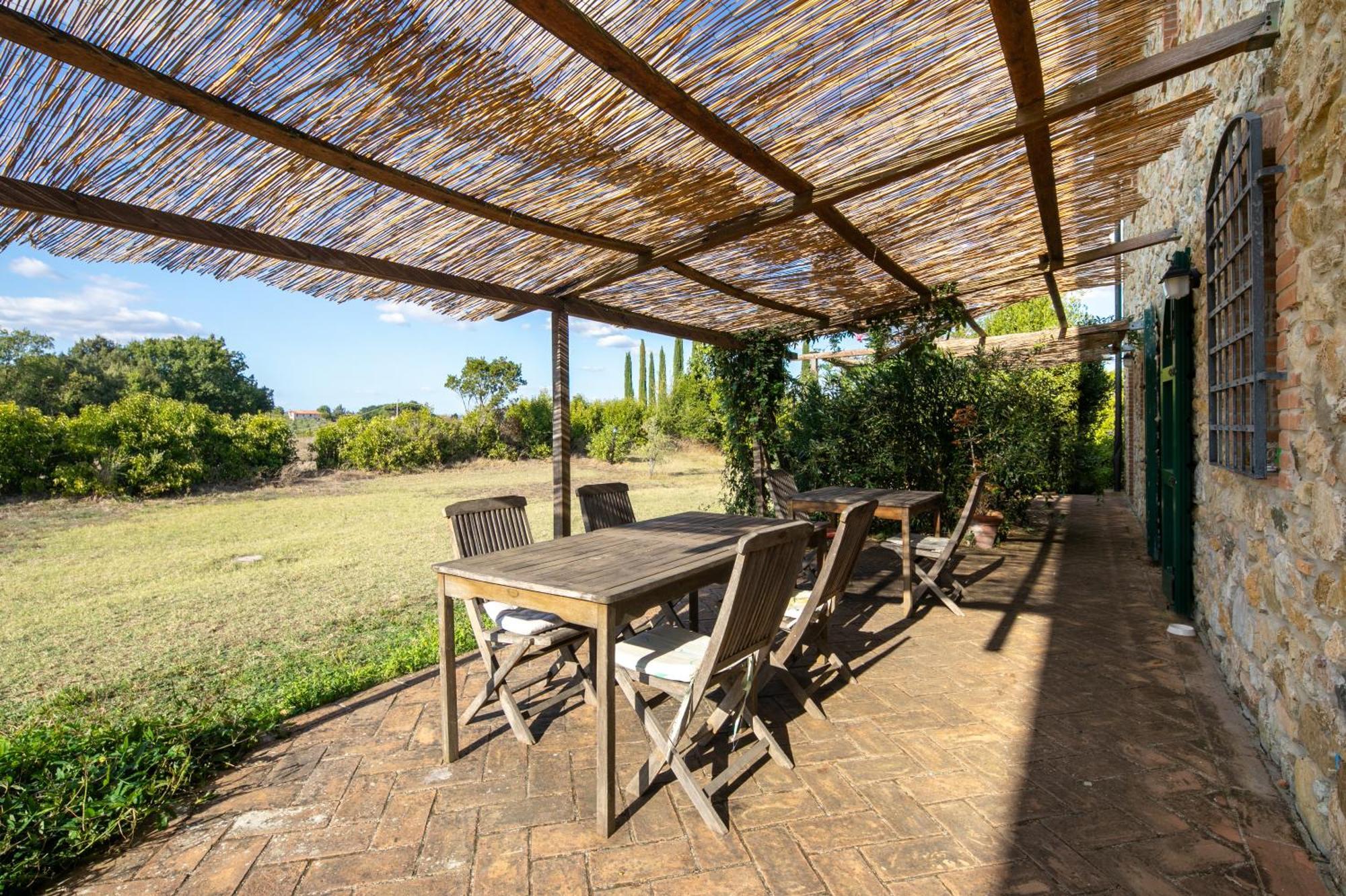 Villa Statiano Pomarance Esterno foto