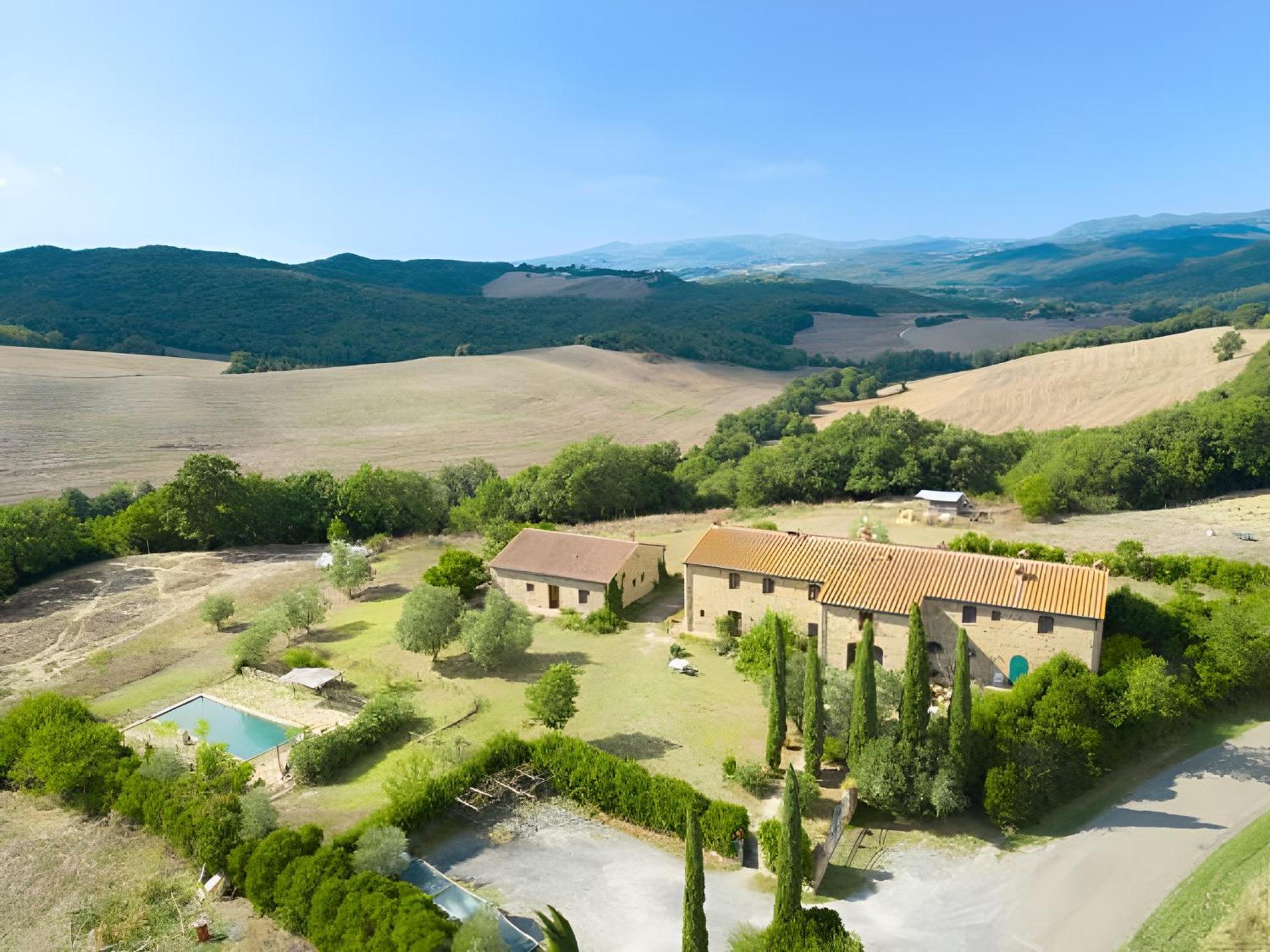 Villa Statiano Pomarance Esterno foto