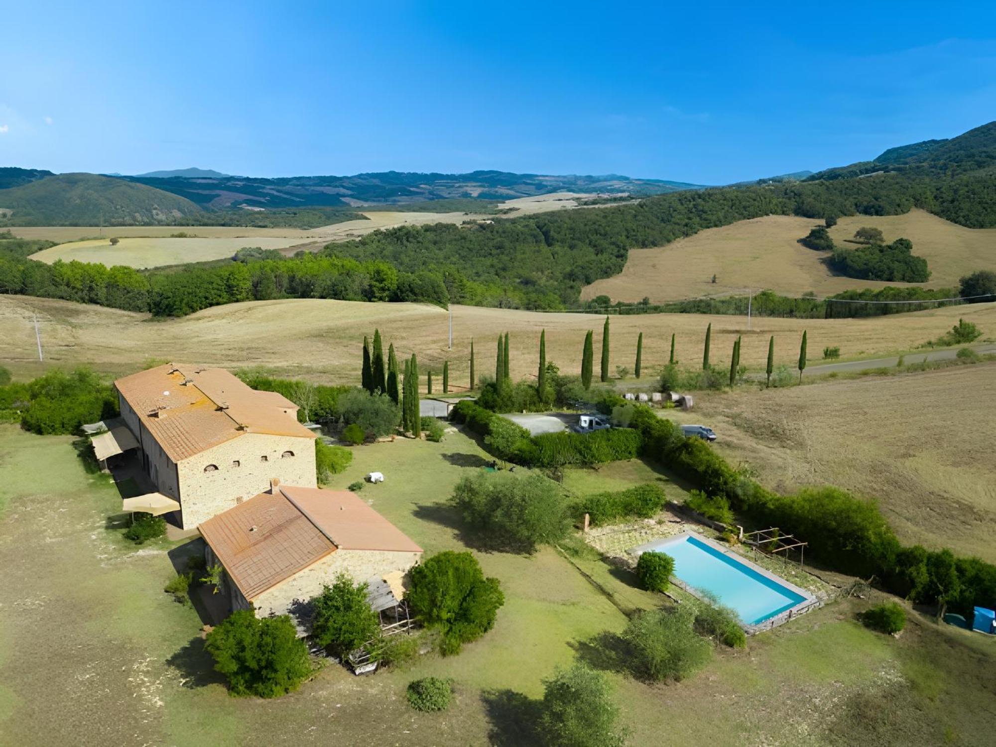Villa Statiano Pomarance Esterno foto